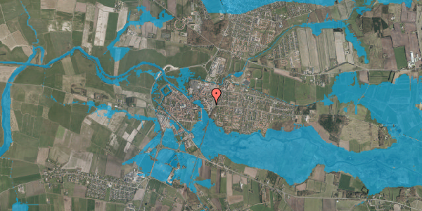 Oversvømmelsesrisiko fra vandløb på Odins Plads 2, 6760 Ribe