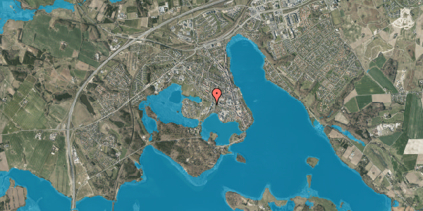 Oversvømmelsesrisiko fra vandløb på Søbyen 6, st. th, 8660 Skanderborg