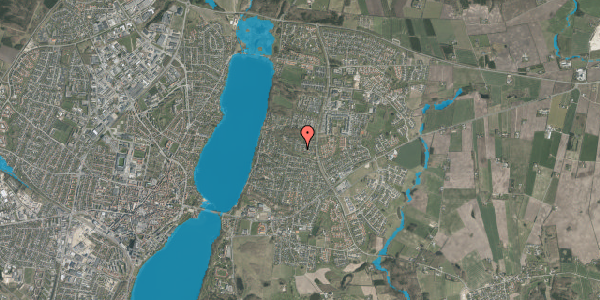 Oversvømmelsesrisiko fra vandløb på Kildebakken 2V, 8800 Viborg