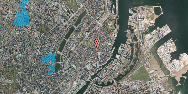Oversvømmelsesrisiko fra vandløb på Adelgade 11, 3. , 1304 København K