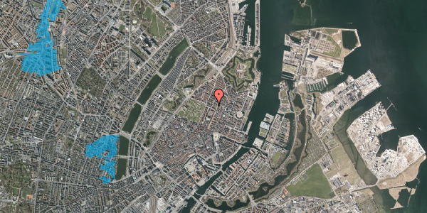 Oversvømmelsesrisiko fra vandløb på Adelgade 50, 1. th, 1304 København K