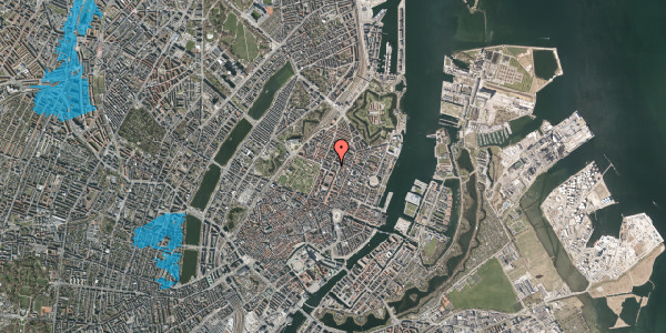 Oversvømmelsesrisiko fra vandløb på Adelgade 54, 2. th, 1304 København K