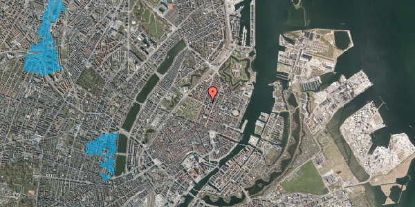 Oversvømmelsesrisiko fra vandløb på Adelgade 57, 5. tv, 1304 København K
