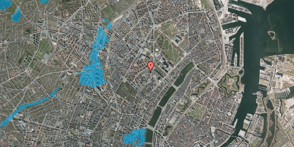 Oversvømmelsesrisiko fra vandløb på Alléen 1, 2. 351, 2200 København N