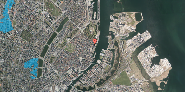 Oversvømmelsesrisiko fra vandløb på Amaliegade 30, 3. , 1256 København K