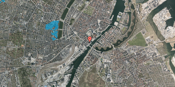 Oversvømmelsesrisiko fra vandløb på H.C. Andersens Boulevard 51, 4. th, 1553 København V