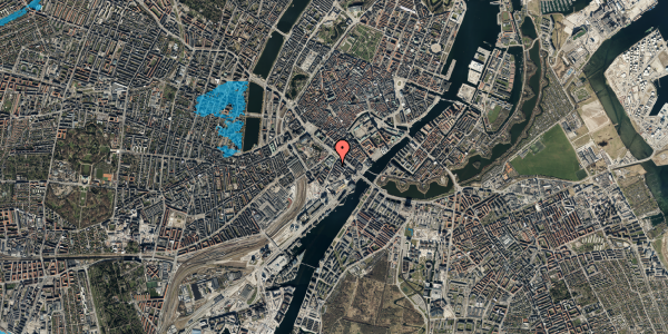 Oversvømmelsesrisiko fra vandløb på Anker Heegaards Gade 1, 2. th, 1572 København V