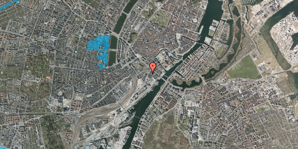 Oversvømmelsesrisiko fra vandløb på Anker Heegaards Gade 2, 5. 503, 1572 København V