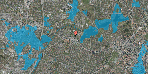 Oversvømmelsesrisiko fra vandløb på Arildsgård 3, 1. th, 2700 Brønshøj
