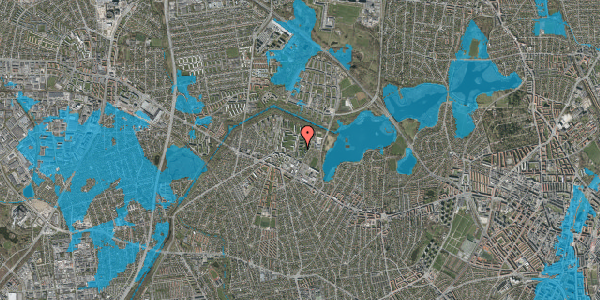 Oversvømmelsesrisiko fra vandløb på Arildsgård 6, 2. th, 2700 Brønshøj