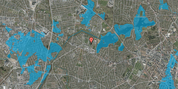 Oversvømmelsesrisiko fra vandløb på Arildsgård 7, 1. tv, 2700 Brønshøj