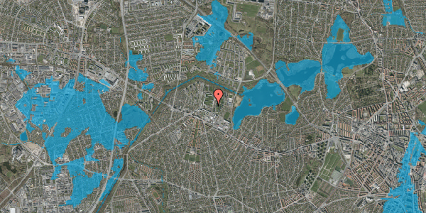 Oversvømmelsesrisiko fra vandløb på Arildsgård 15, 2. th, 2700 Brønshøj