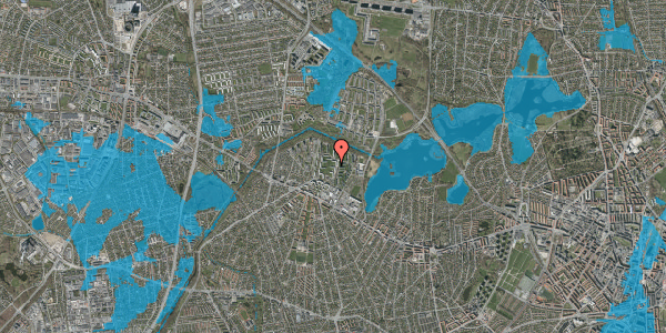 Oversvømmelsesrisiko fra vandløb på Arildsgård 35, 1. th, 2700 Brønshøj