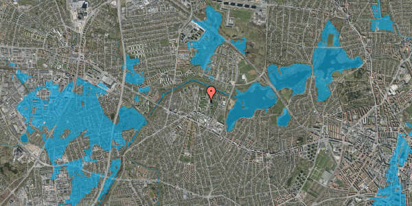 Oversvømmelsesrisiko fra vandløb på Arildsgård 37, 1. tv, 2700 Brønshøj
