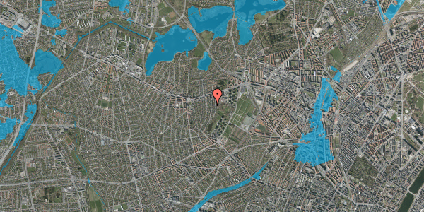 Oversvømmelsesrisiko fra vandløb på Arnesvej 27, kl. , 2700 Brønshøj