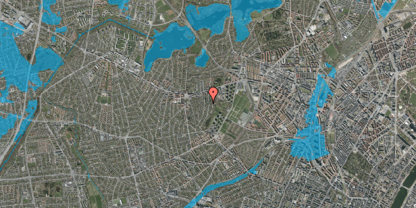 Oversvømmelsesrisiko fra vandløb på Arnesvej 30, st. , 2700 Brønshøj