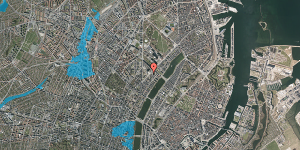 Oversvømmelsesrisiko fra vandløb på Blegdamsvej 22, 3. tv, 2200 København N