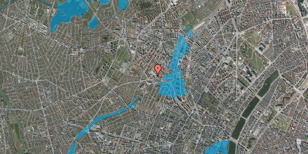 Oversvømmelsesrisiko fra vandløb på Blåmejsevej 5, 2. tv, 2400 København NV