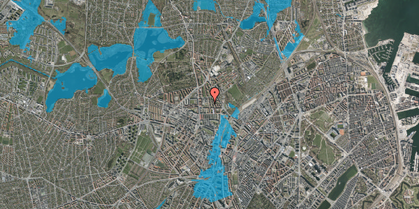 Oversvømmelsesrisiko fra vandløb på Bogtrykkervej 24, 5. tv, 2400 København NV