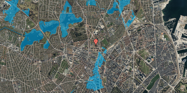 Oversvømmelsesrisiko fra vandløb på Bogtrykkervej 26, 2. th, 2400 København NV