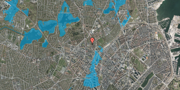 Oversvømmelsesrisiko fra vandløb på Bogtrykkervej 28, 1. tv, 2400 København NV