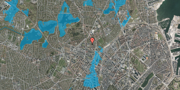 Oversvømmelsesrisiko fra vandløb på Bogtrykkervej 30, 4. th, 2400 København NV