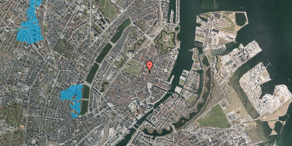 Oversvømmelsesrisiko fra vandløb på Borgergade 15A, 1300 København K