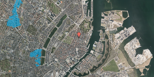 Oversvømmelsesrisiko fra vandløb på Borgergade 27, st. 5, 1300 København K