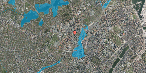 Oversvømmelsesrisiko fra vandløb på Brofogedvej 2, 1. 105, 2400 København NV