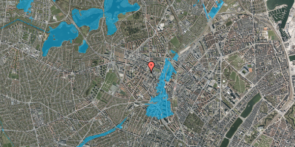 Oversvømmelsesrisiko fra vandløb på Brofogedvej 5, st. mf, 2400 København NV