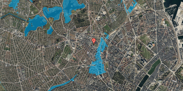 Oversvømmelsesrisiko fra vandløb på Brofogedvej 17, 3. th, 2400 København NV