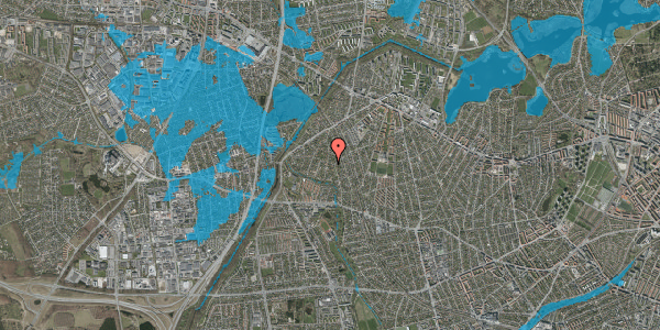 Oversvømmelsesrisiko fra vandløb på Brovænget 3, 2700 Brønshøj