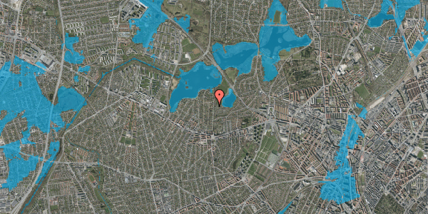 Oversvømmelsesrisiko fra vandløb på Brønshøj Kirkevej 46, 2700 Brønshøj