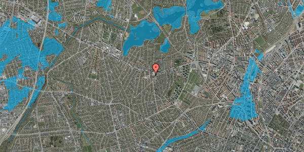 Oversvømmelsesrisiko fra vandløb på Brønshøjvej 6, 2700 Brønshøj