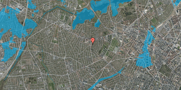 Oversvømmelsesrisiko fra vandløb på Brønshøjvej 11, 3. , 2700 Brønshøj