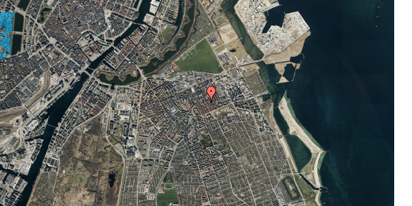 Oversvømmelsesrisiko fra vandløb på Bulgariensgade 5, 2. th, 2300 København S