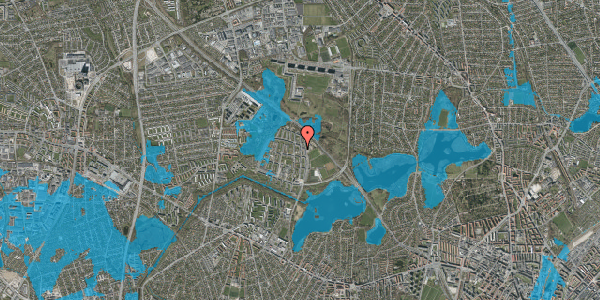Oversvømmelsesrisiko fra vandløb på Bygårdstræde 25, 2. th, 2700 Brønshøj