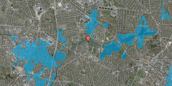 Oversvømmelsesrisiko fra vandløb på Bystævneparken 17, 1. 102, 2700 Brønshøj