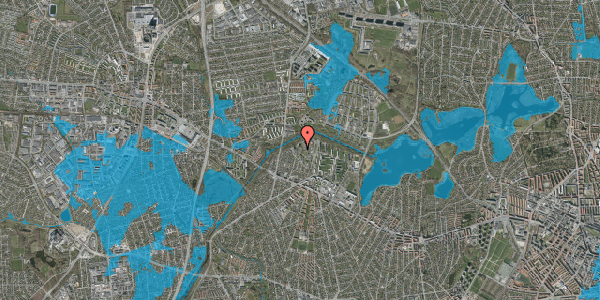 Oversvømmelsesrisiko fra vandløb på Bystævneparken 22, st. 32, 2700 Brønshøj