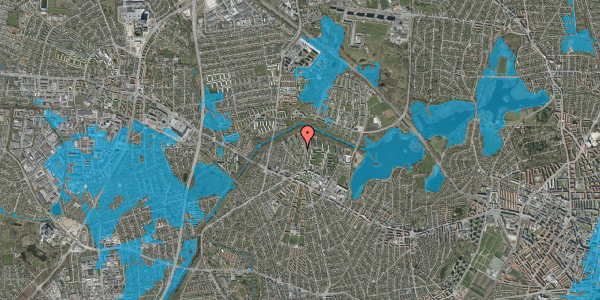 Oversvømmelsesrisiko fra vandløb på Bystævneparken 31, st. 31, 2700 Brønshøj