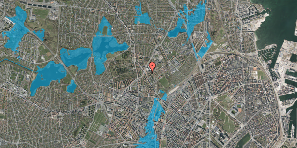 Oversvømmelsesrisiko fra vandløb på Charlotte Muncks Vej 13, 2. th, 2400 København NV