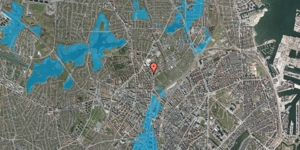 Oversvømmelsesrisiko fra vandløb på Charlotte Muncks Vej 26, 3. th, 2400 København NV
