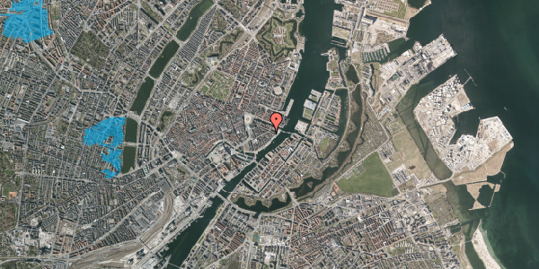 Oversvømmelsesrisiko fra vandløb på Cort Adelers Gade 3, kl. tv, 1053 København K