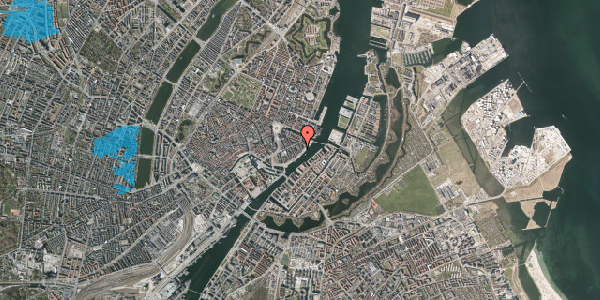 Oversvømmelsesrisiko fra vandløb på Cort Adelers Gade 10, 2. 204, 1053 København K