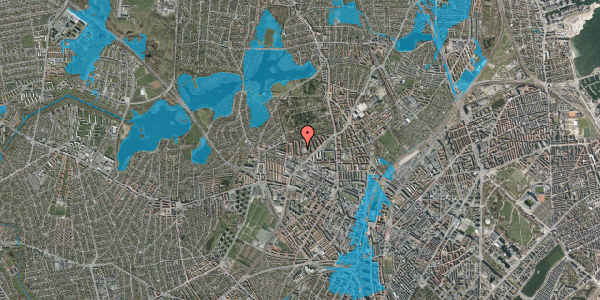 Oversvømmelsesrisiko fra vandløb på Degnestavnen 17, 2. th, 2400 København NV