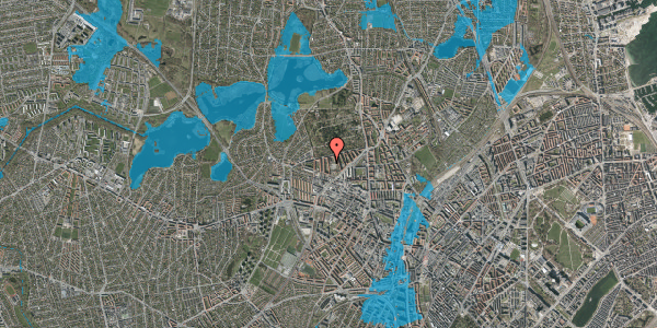 Oversvømmelsesrisiko fra vandløb på Degnestavnen 23, 2. tv, 2400 København NV