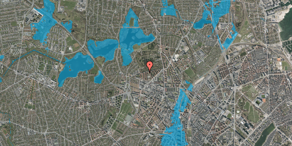 Oversvømmelsesrisiko fra vandløb på Degnestavnen 35, 1. tv, 2400 København NV