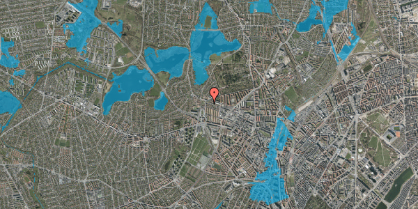 Oversvømmelsesrisiko fra vandløb på Dortheavej 95, 2400 København NV