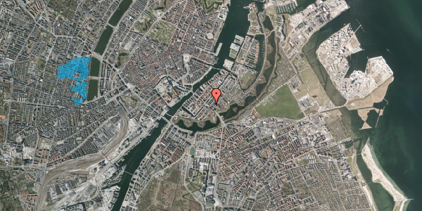 Oversvømmelsesrisiko fra vandløb på Dronningensgade 52, 1. th, 1420 København K