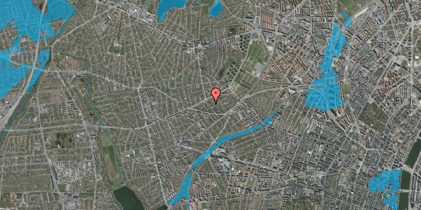 Oversvømmelsesrisiko fra vandløb på Dybendalsvej 62, 2. tv, 2720 Vanløse
